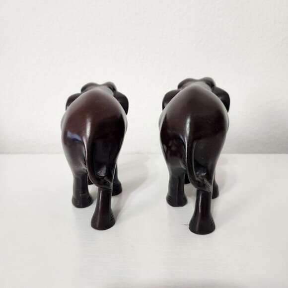 Elephant Resin Cute Lucky Figurines Statue Sculpture Art Home Decor - Picture 15 of 15
